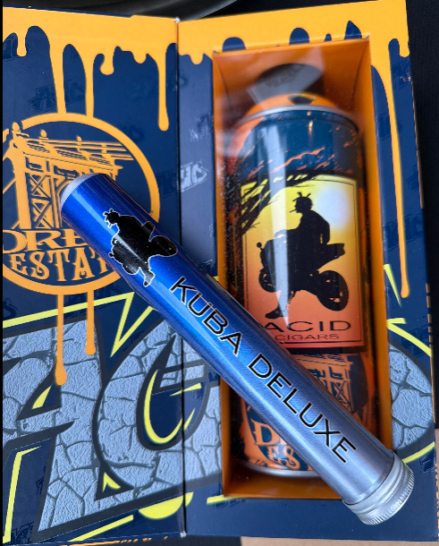 Drew Estate ACID Spray Can Lighter & Kuba Deluxe Set